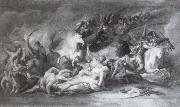 Benjamin West Tod auf einem fahlen Pferd oil painting reproduction